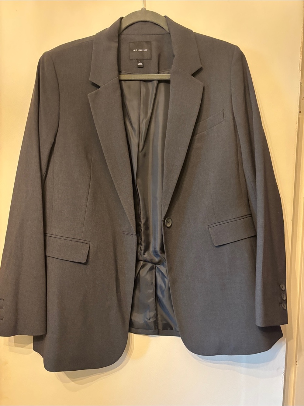 The Limited Women’s  Charcoal Gray Blazer -